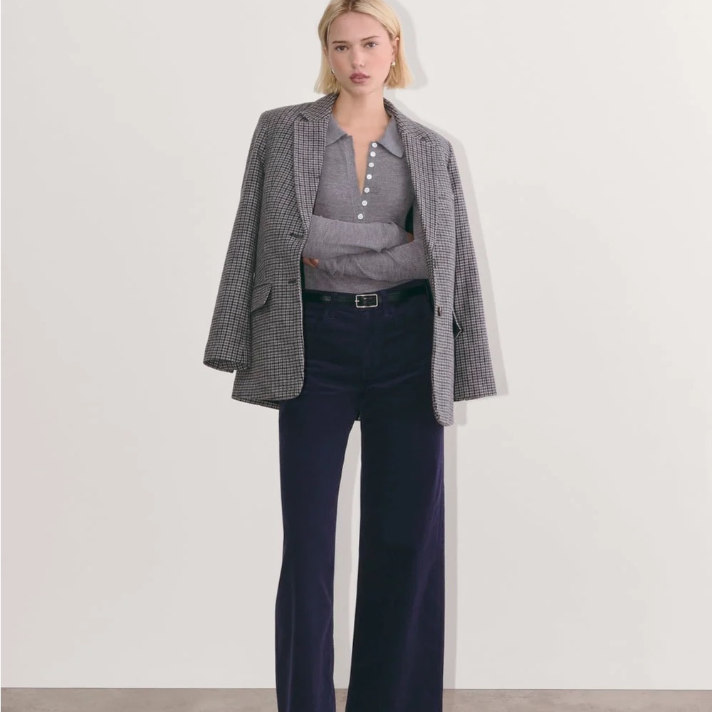 Everlane the mid way pant corduroy navy 25 new